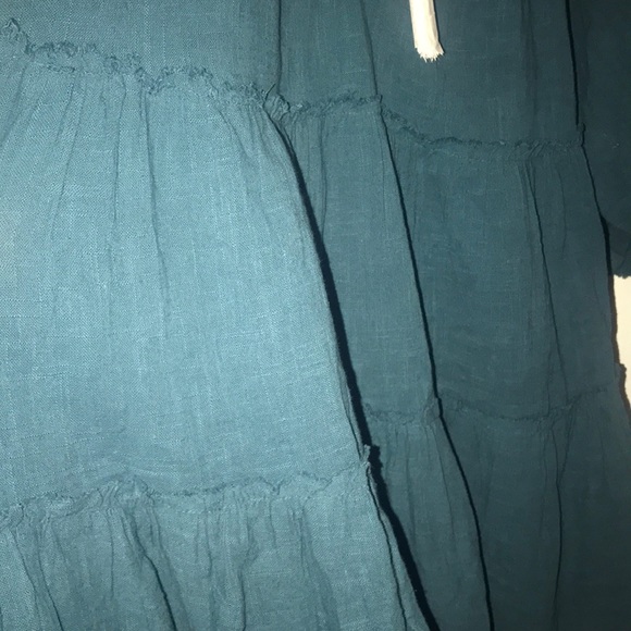 Free people Tunic teal/white Size S NWT. BIN F - Picture 6 of 15